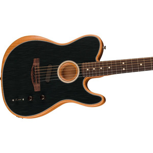 Електрогітара FENDER ACOUSTASONIC PLAYER TELECASTER BRUSHED BLACK Зображення