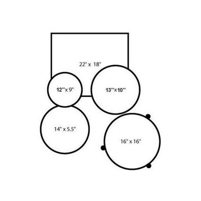 Ударная установка PREMIER OLYMPIC ROCK 22 6195WR-S Изображение