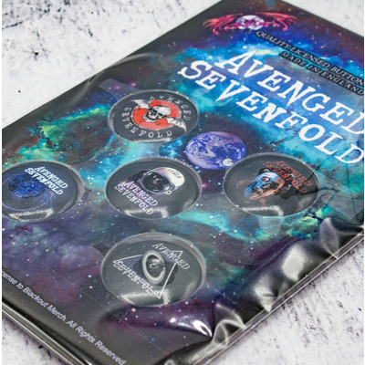 Подарунковий набір значків AVENGED SEVENFOLD - THE STAGE (iol-049) Зображення
