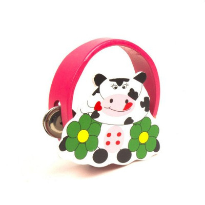 Бубен з ручкою дерев"яний Д221у Зображення