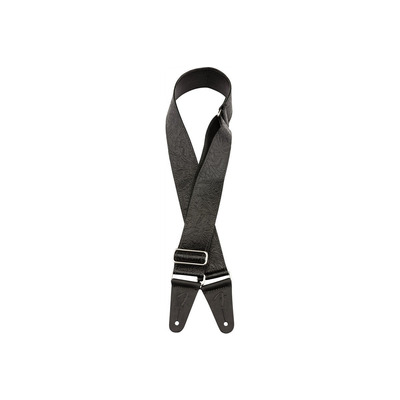 Ремень гитарный FENDER 2 "TOOLED LEATHER STRAP BLACK Изображение