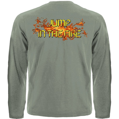 Футболка с длинным рукавом Metallica "Jump In The Fire" (олива) Изображение