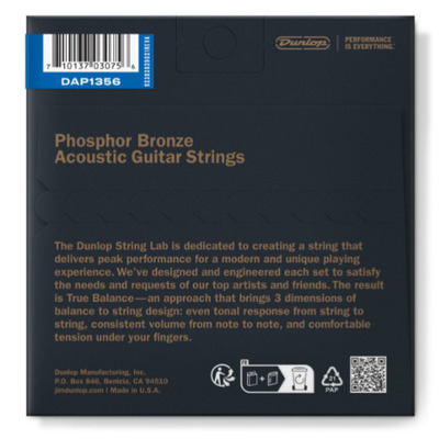 Струны для акустической гитары Dunlop DAP1356 Изображение