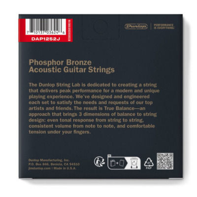 Струни для акустичної гітари Dunlop DAP1252J Зображення