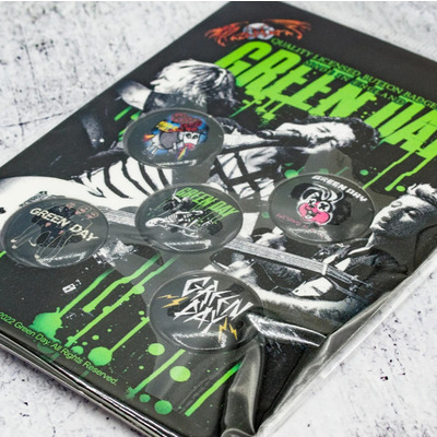 Подарунковий набір значків GREEN DAY - REVOLUTION (iol-025) Зображення