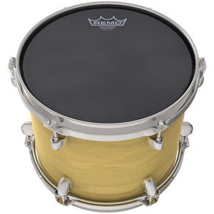 Пластик Remo ES-0813-10 13 "Suede Ambassador Black Dot On Bottom Изображение