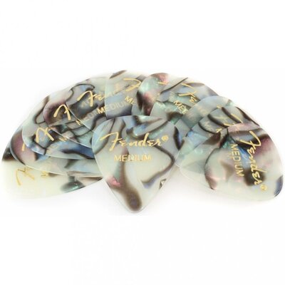 Набор медиаторов Fender 351 Premium Celluloid Abalone Medium Изображение