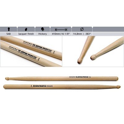 Барабанні палички Rohema Classic 5AB Зображення
