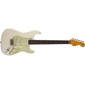 Електрогітара FENDER CUSTOM SHOP LIMITED EDITION '62/'63 STRATOCASTER JOURNEYMAN RELIC RW AGED OLYMPIC WHITE Зображення