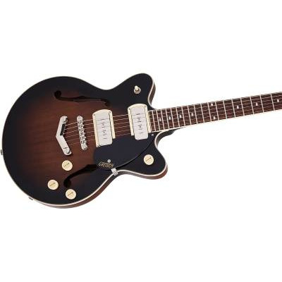 Гитара полуакустическая GRETSCH G2655-P90 STREAMLINER CENTER BLOCK JR. DOUBLE-CUT P90 WITH V-STOPTAIL BROWNSTONE Изображение
