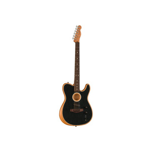 Електрогітара FENDER ACOUSTASONIC PLAYER TELECASTER BRUSHED BLACK Зображення