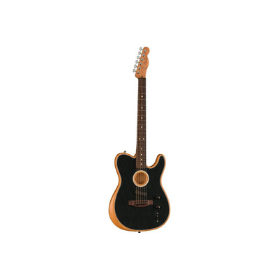 Электрогитара FENDER ACOUSTASONIC PLAYER TELECASTER BRUSHED BLACK Изображение