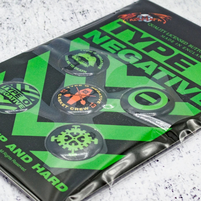 Подарочный набор значков TYPE O NEGATIVE - SLOW, DEEP & HARD (iol-018) Изображение