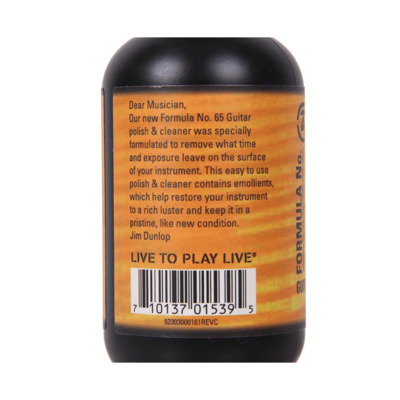 Полироль Dunlop Formula 65 Guitar Polish & Cleaner 1Oz. Изображение