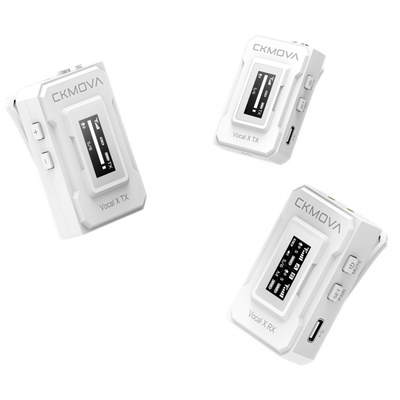 Мікрофон бездротовий CKMOVA Vocal X V2W (Білий) Зображення