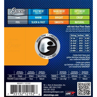 Струны для электрогитары Elixir EL NW H Изображение