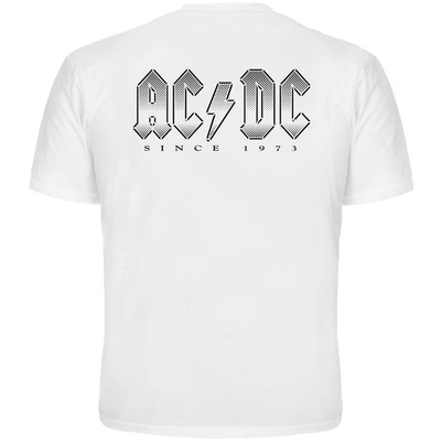 Футболка AC/DC (since 1973) white Изображение