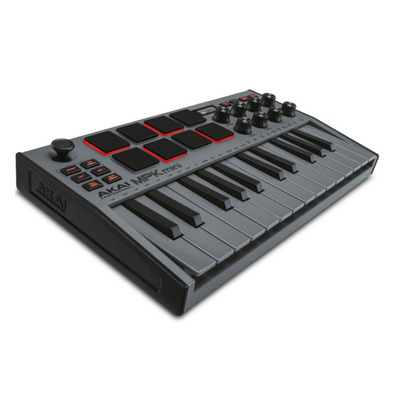 MIDI клавіатура AKAI MPK Mini MK3 Grey Зображення