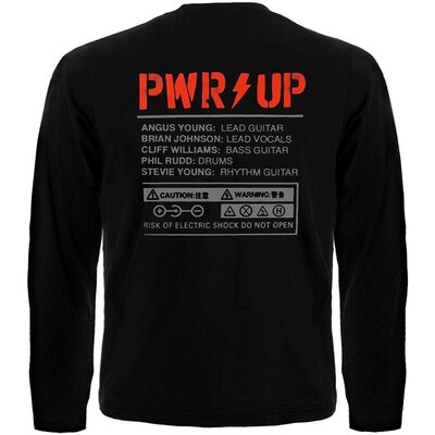 Футболка з довгим рукавом AC/DC (PWR UP Angus Young) Зображення