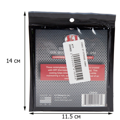 Струны для электрогита SIT STRINGS CS942 Изображение