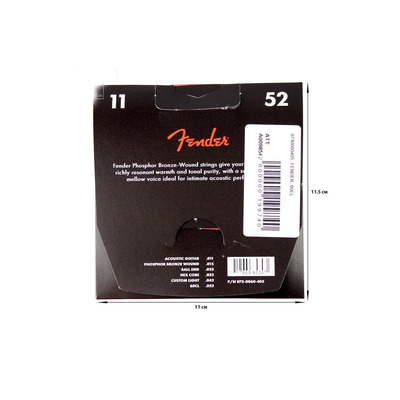 Струни для акустичної гітари Fender 60CL Зображення