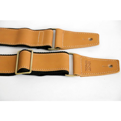 Гітарний ремінь Tropaeis Leather Crazy Rock (yellow) Зображення