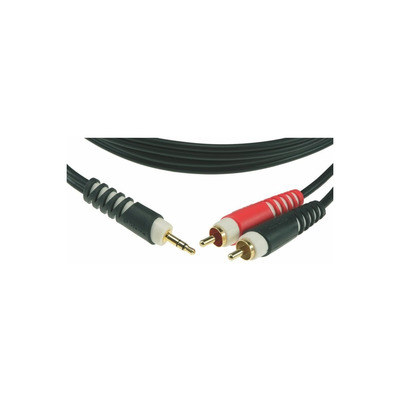 Кабель коммутационный Klotz AY7 Y-Cable Stereo Mini Jack - Rca Black 3 m (AY7-0300) Изображение