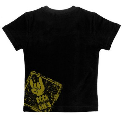 Детская футболка Nirvana (smile) чёрная Изображение