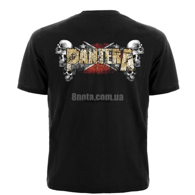 Футболка Pantera (flamming skull) Изображение