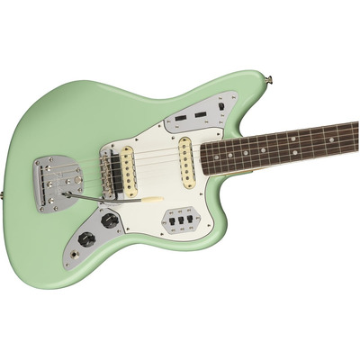 Электроакустическая гитара Fender American Original 60S Jaguar Rw Surf Green Изображение