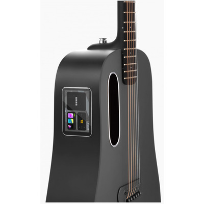 Електроакустична гітара з вбудованими ефектами Blue Lava (36") Midnight Black Зображення