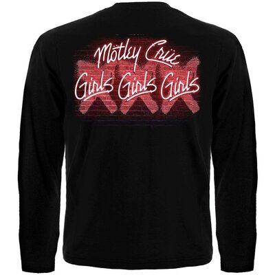 Футболка з довгим рукавом Motley Crue "Girls,Girls,Girls" Зображення