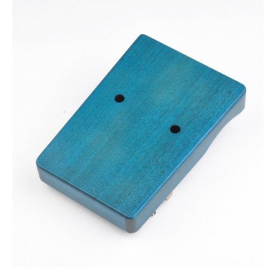 Калимба Natural с отверстием, 17 клавиш, бирюзовая Изображение