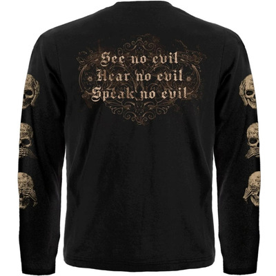 Футболка з довгим рукавом See No Evil, Hear No Evil, Speak No Evil Зображення