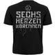 Футболка Rammstein "Sechs Herzen Die Brennen" Изображение