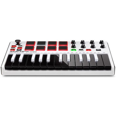 MIDI-контроллер Akai MPK MINI MK2 WHITE Изображение