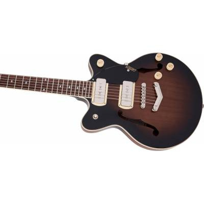 Гитара полуакустическая GRETSCH G2655-P90 STREAMLINER CENTER BLOCK JR. DOUBLE-CUT P90 WITH V-STOPTAIL BROWNSTONE Изображение