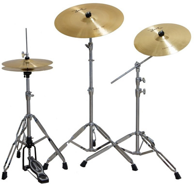 Набір тарілок ZALIZO PRIME set No.2 (14 "HH + 16" CRASH + 20 "RIDE + BAG) Зображення