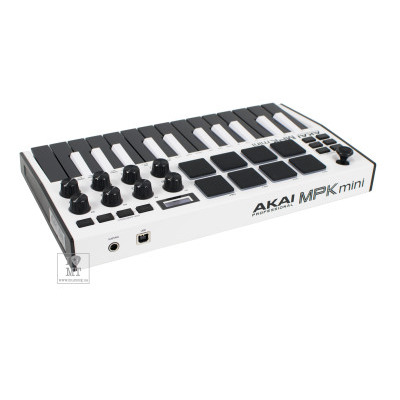 AKAI MPK MINI MK3 White MIDI клавиатура Изображение