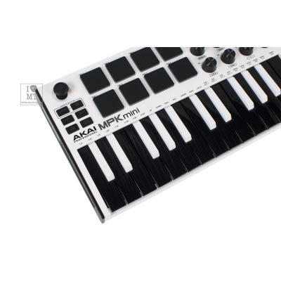 AKAI MPK MINI MK3 White MIDI клавиатура Изображение