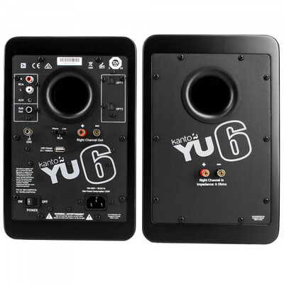 Активная полочная акустика Kanto YU6 (Matte Black) Изображение