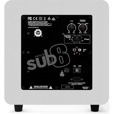 Активний сабвуфер Kanto SUB8 (White) Зображення