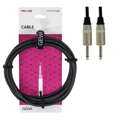 Акустичний кабель GEWA Pro Line Mono Jack 6,3 мм/Mono Jack 6,3 мм (1 м) Зображення
