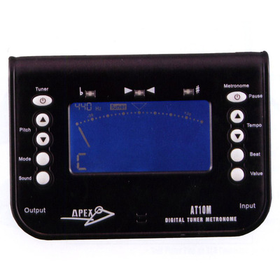 Apex AT10M - тюнер хроматический с метрономом Зображення