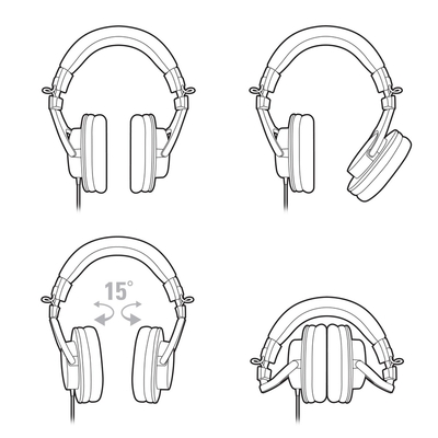 Audio-Technica ATH-M30x Наушники Изображение