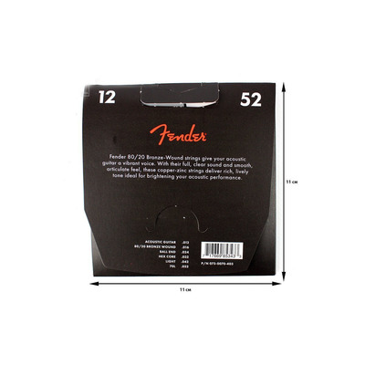 Струни для акустичної гітари Fender 880L Зображення