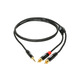 Кабель коммутационный Klotz Minilink Pro Y-Cable Black 0.9 m (KY7-090) Изображение