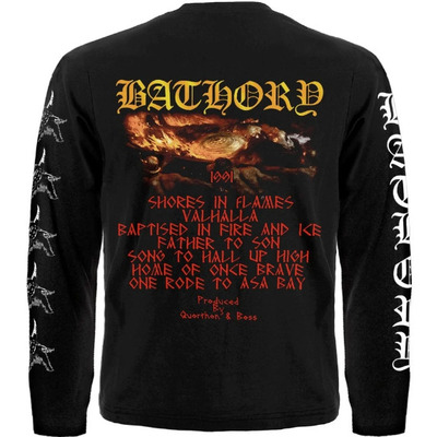 Футболка з довгим рукавом Bathory "Hammerheart" Зображення
