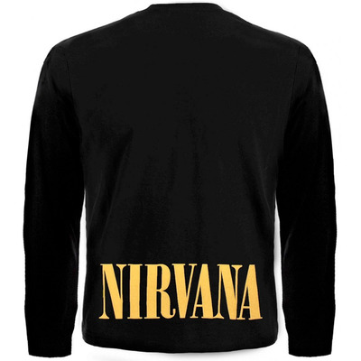 Футболка с длинным рукавом Nirvana (смайлы) Изображение