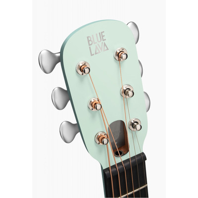 Електроакустична гітара з вбудованими ефектами Blue Lava (36") Aqua Green Зображення